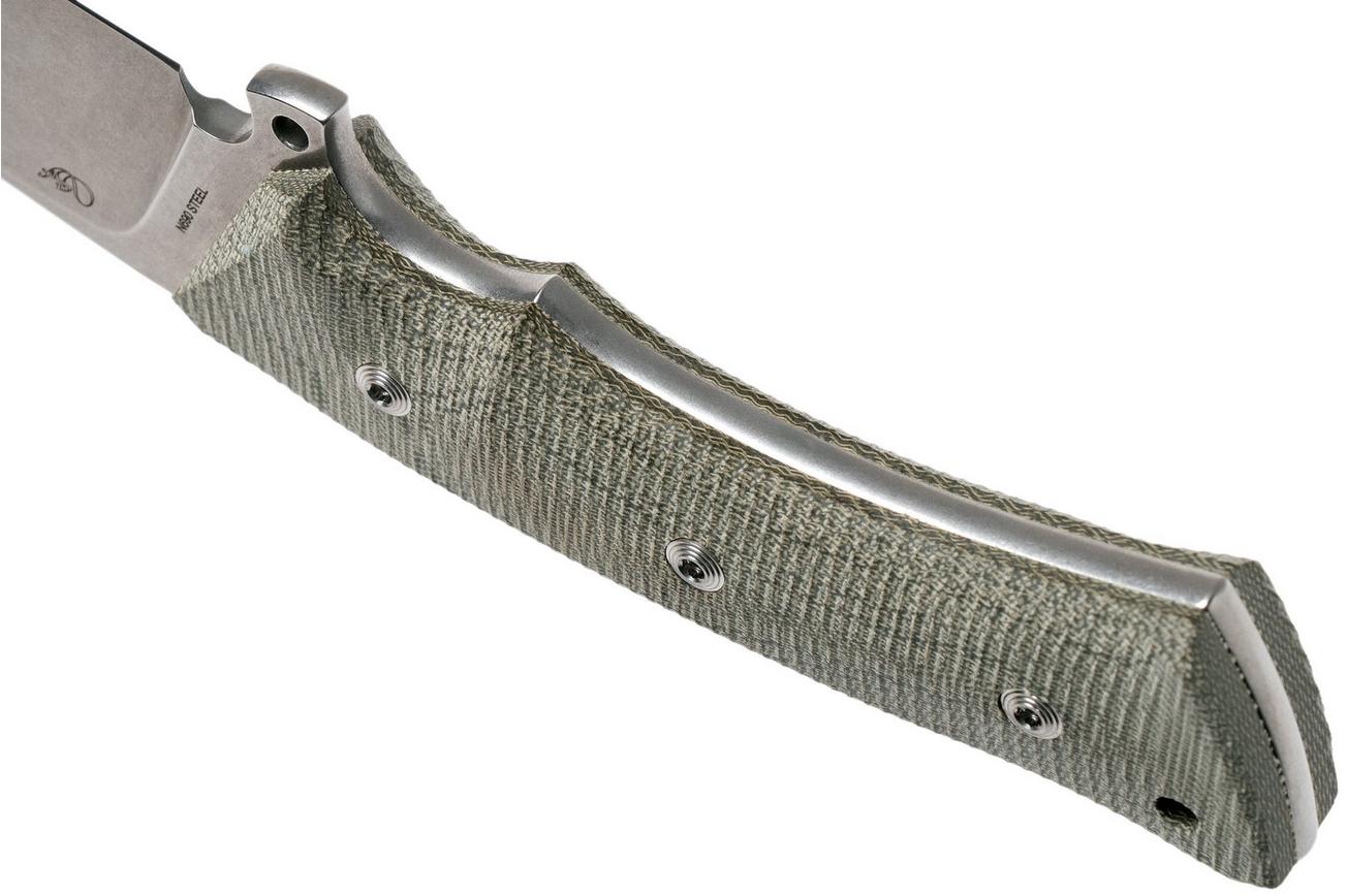 Viper Gianghi V4882CV Green Canvas Micarta, jachtmes