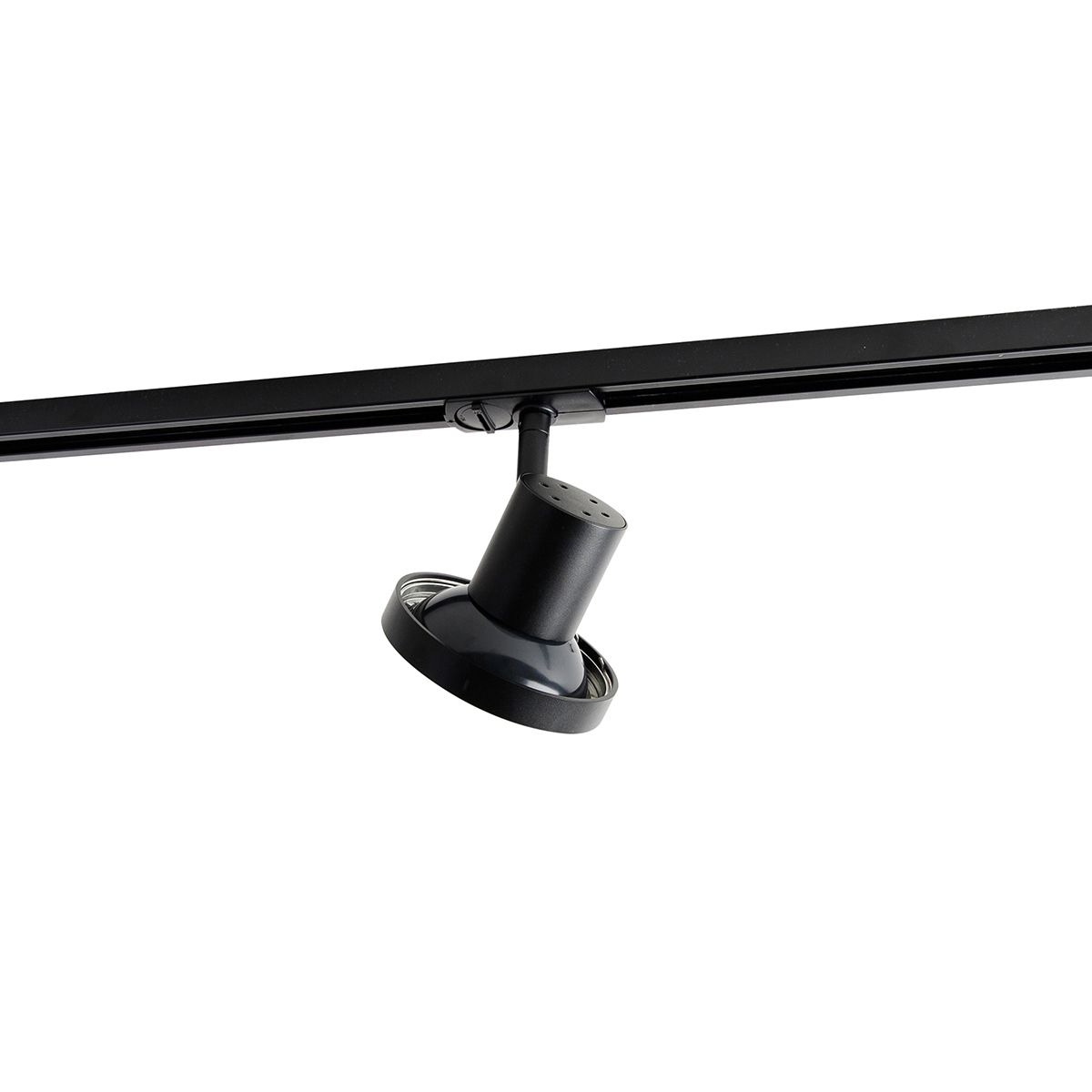 Moderne 1-fase railspot zwart GU10 111mm - Iconic Jeany