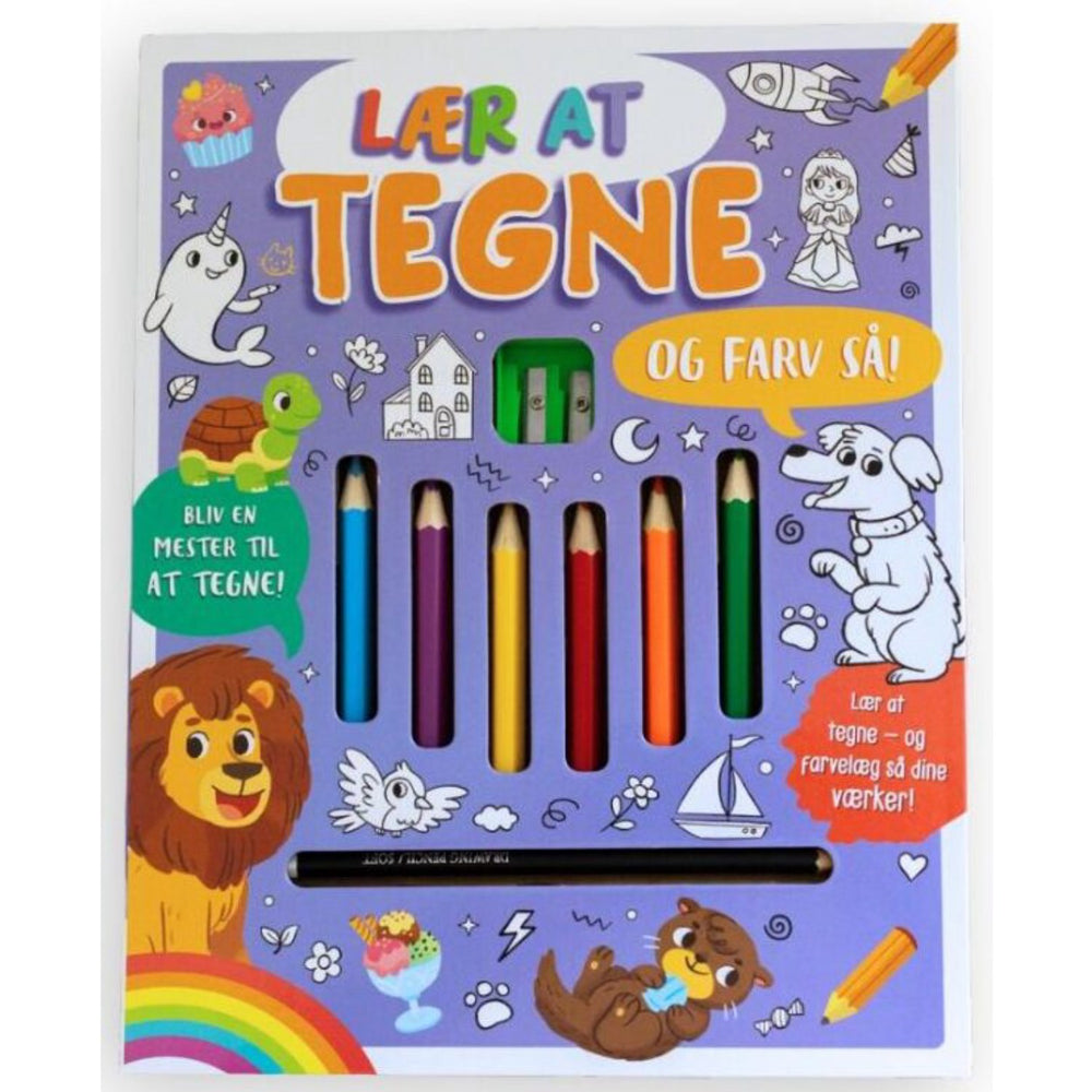 Køb Forlaget Bolden Lær At Tegne - Og Farv Så!