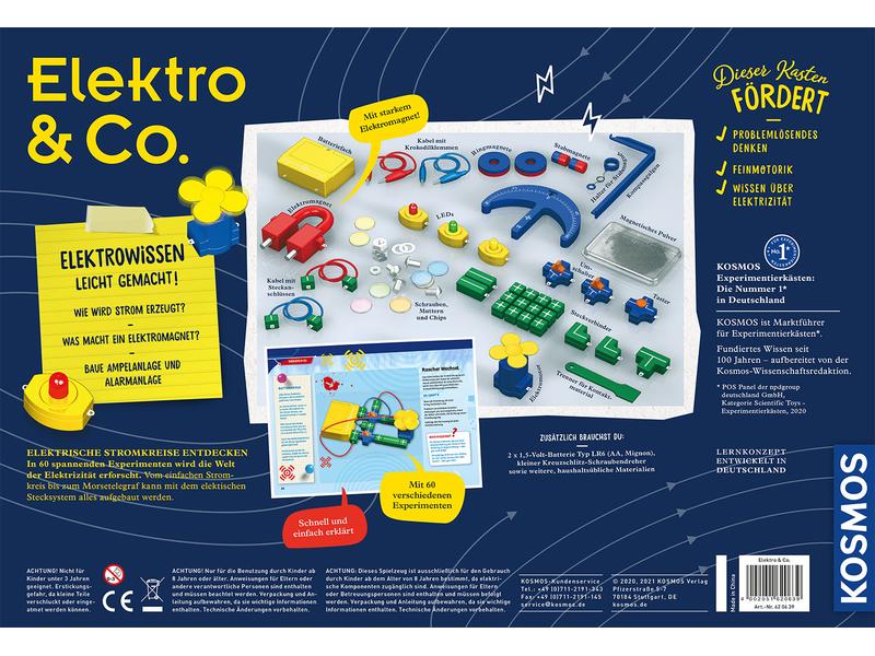 Kosmos Experimentierkasten Elektro & Co. Elektrowissen leicht gemacht