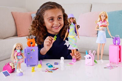 Barbie Chelsea Travel Dukkesett med Hundevalp