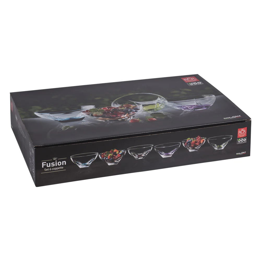 Coupe Fusion 13 cm couleurs assorties (lot de 6) RCR