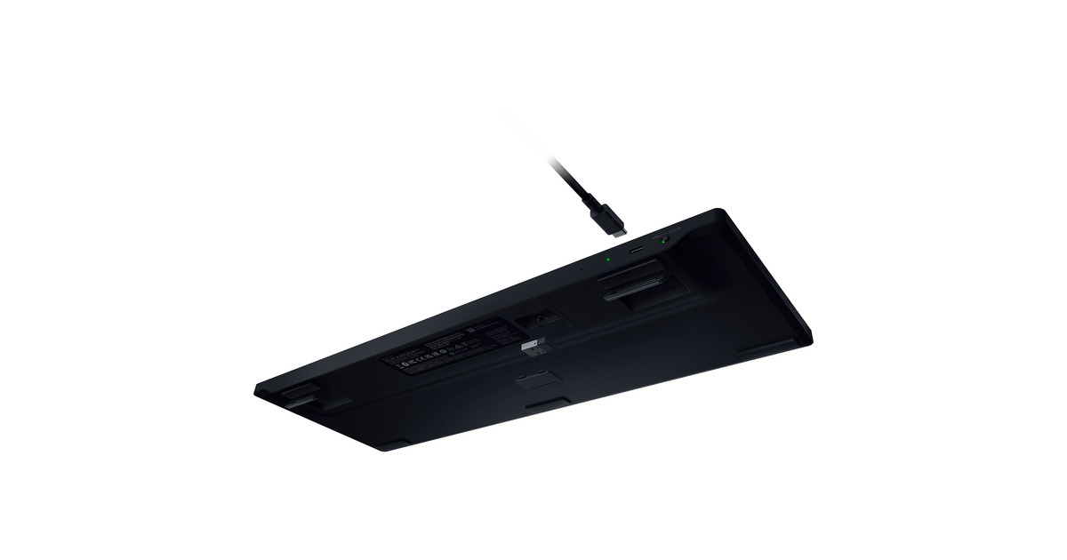 RazerBlackWidow V4 HyperSpeed, gaming toetsenbord  (Zwart, US lay-out, Razer Low-Profile Green, RGB leds, PBT double-shot)
