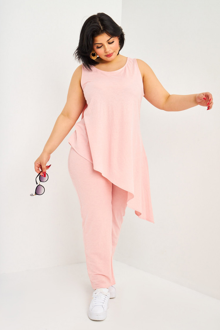 Ensemble rose top + pantalon