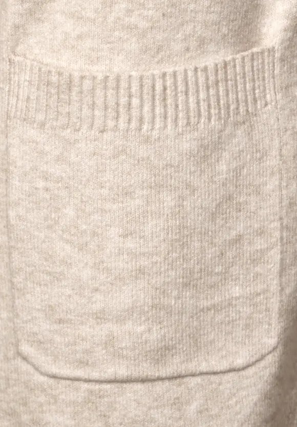 Long Cardigan - whisper cream melange