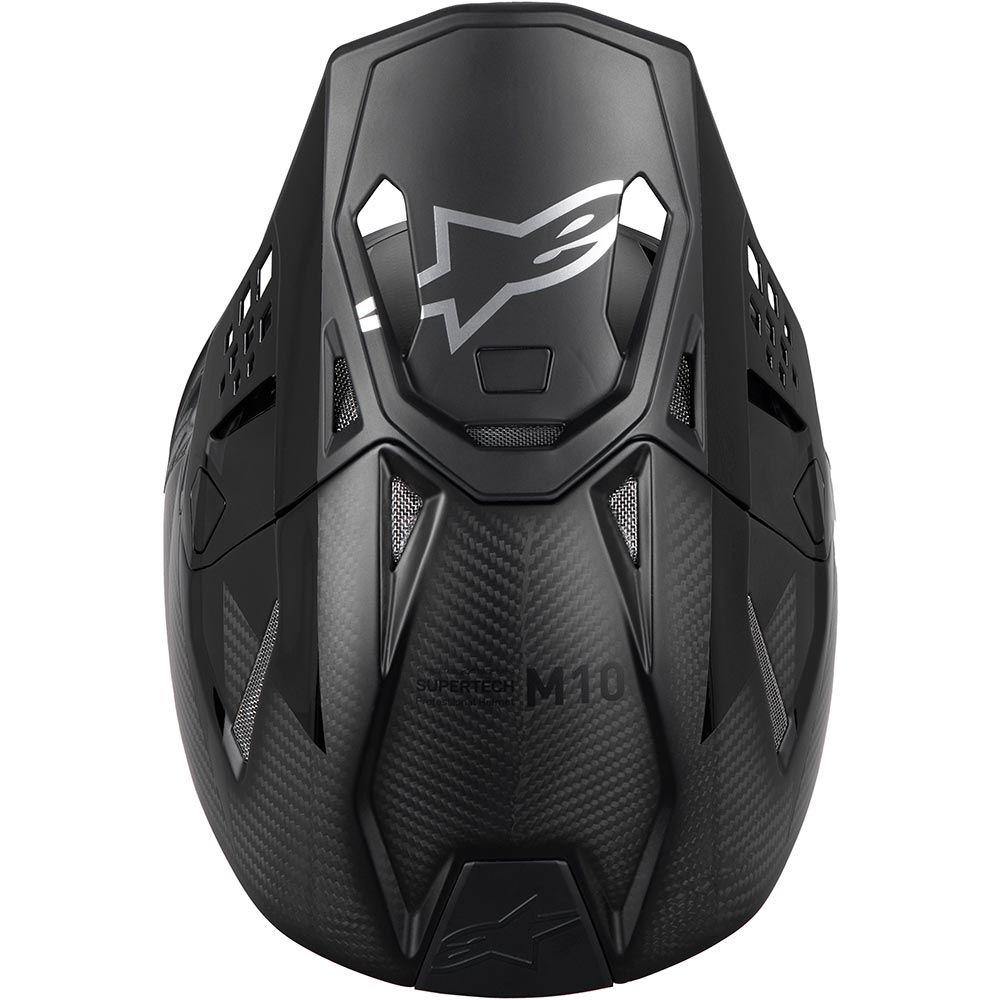 Alpinestars - Casque Supertech S-M10 Fame Noir / Carbone / Mat / Brillant