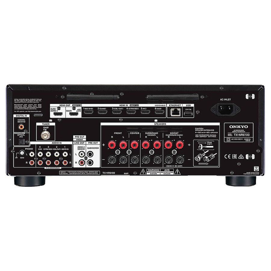 Onkyo TX-NR6100B Noir