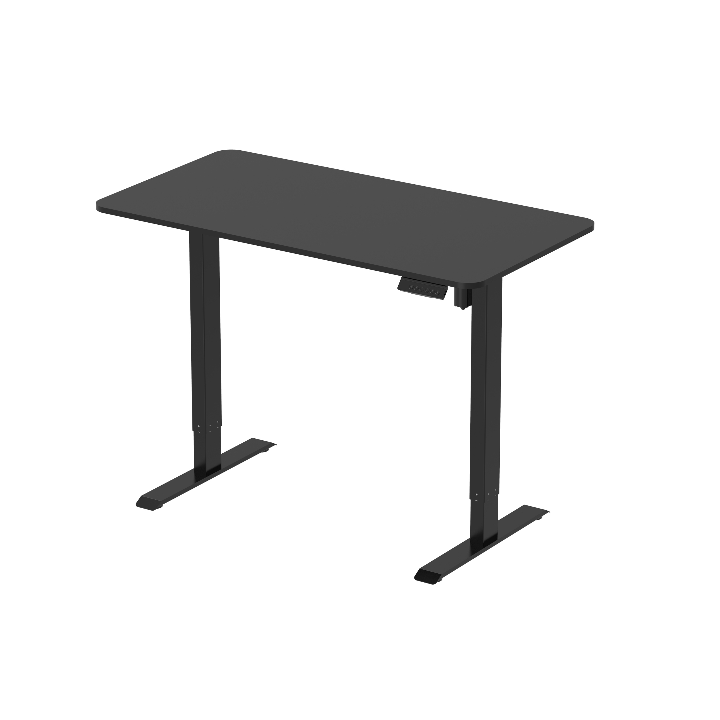 Stehpult elektrisch BUDGET schwarz 120 x 60 cm