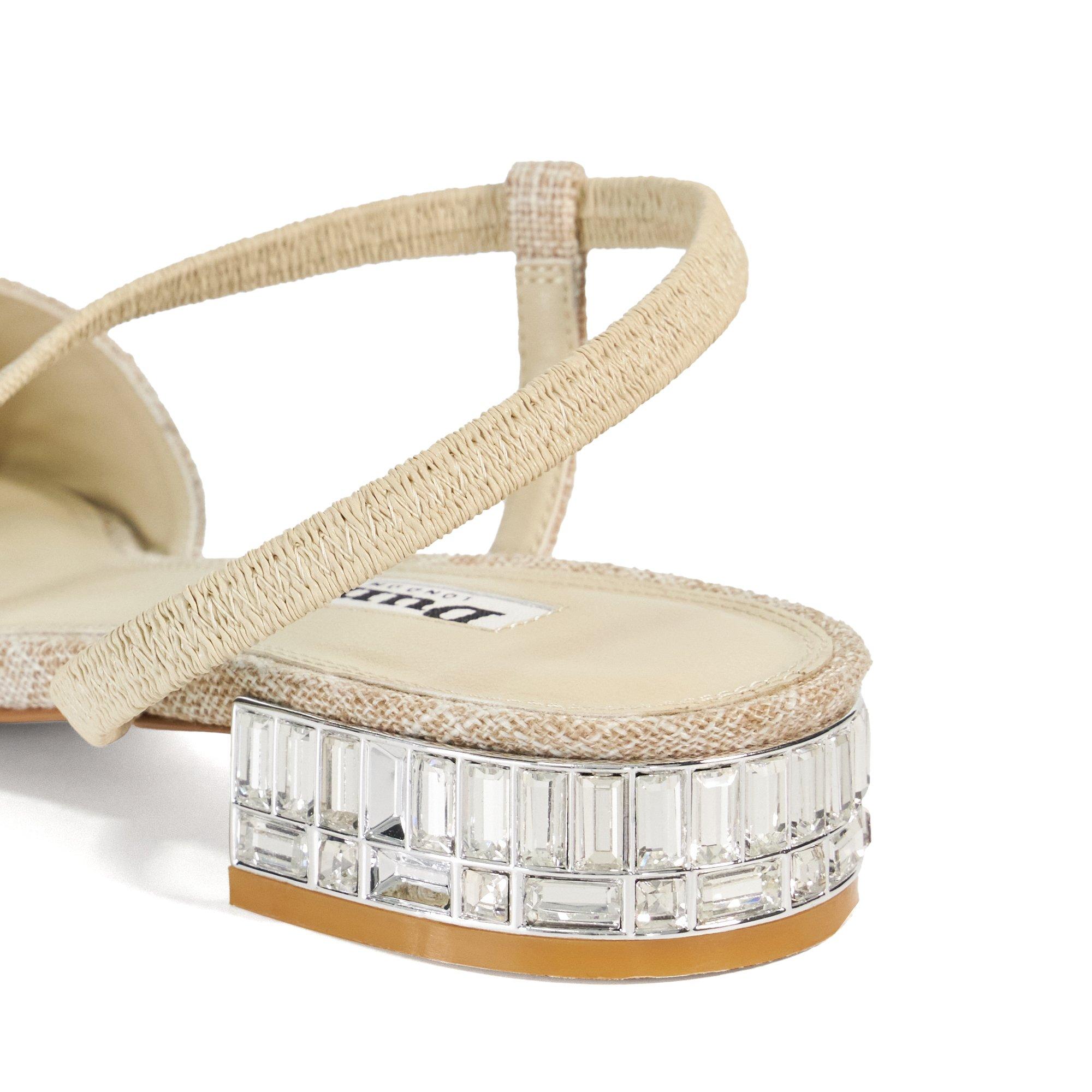 Dune London Harlem Jewel Embellished Open Courts