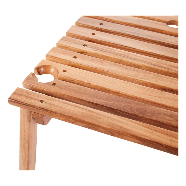 Business & Pleasure Co. Table de plage en teck
