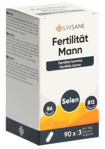 LIVSANE Fertilität Mann Kapseln Glas, 90 Stück