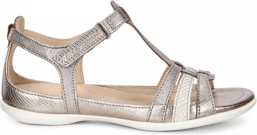 Ecco Sandalen Flash zomerschoen sandaal klittenbandschoen in metallic-look