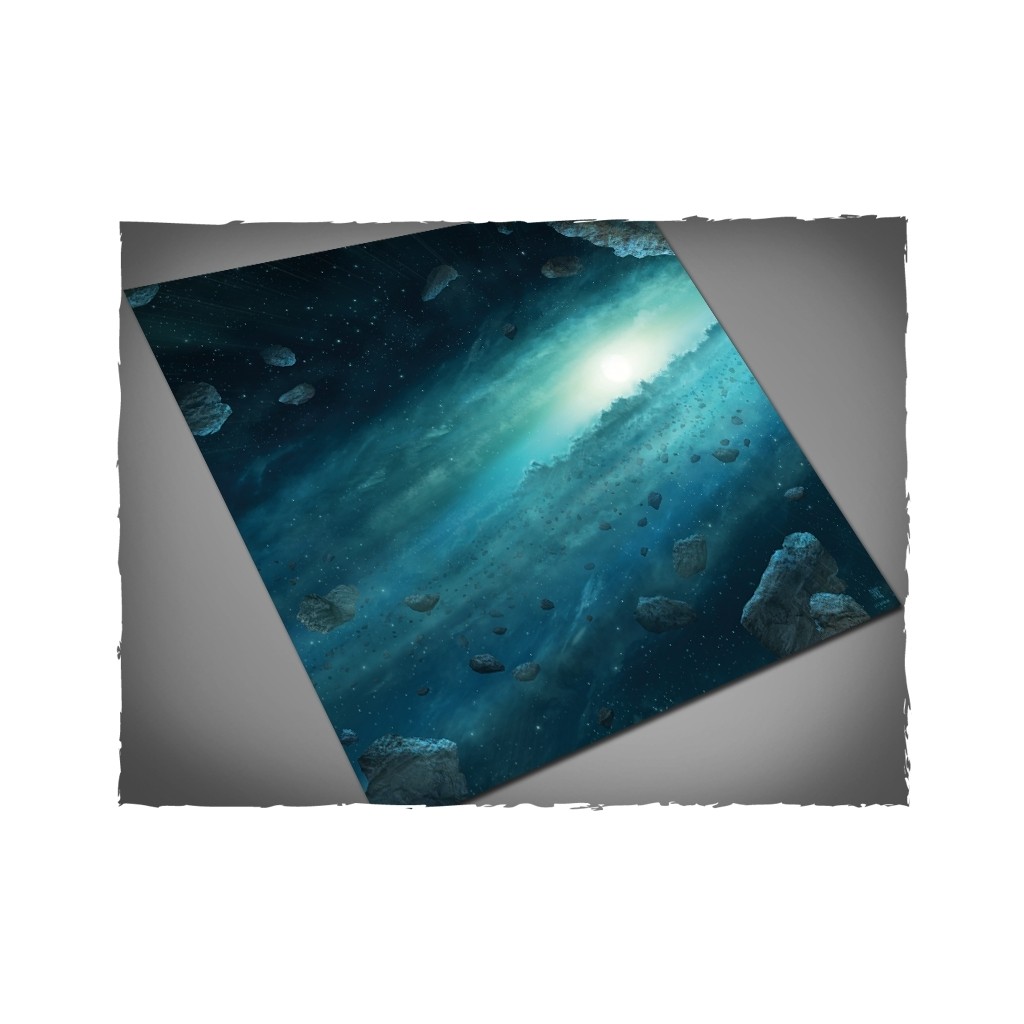 Terrain Mat PVC - Asteroid Field - 90x90
