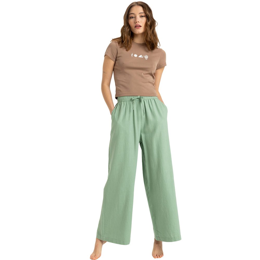 Roxy Lekeitio Break Mid Pants Damen basil