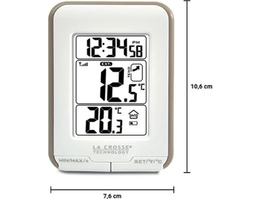 LA CROSSE TECH - Station météo WS6810 Blanc