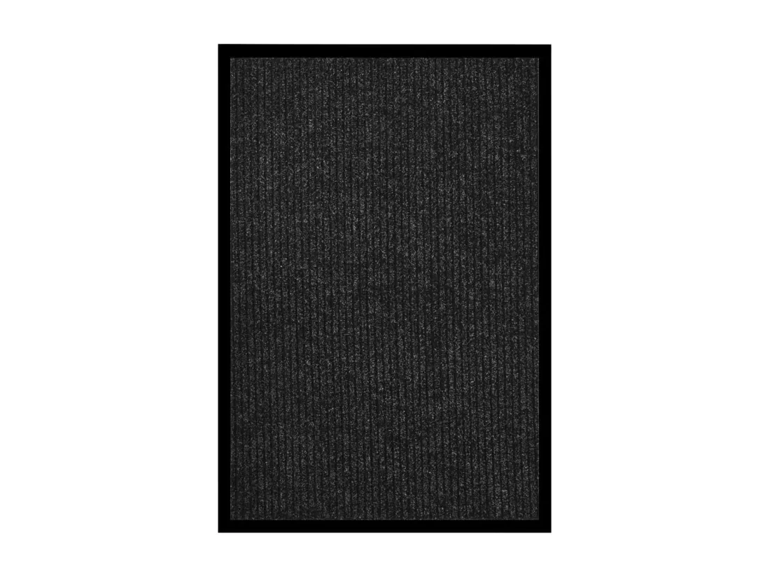 Paillasson rayé Anthracite 80x120 cm