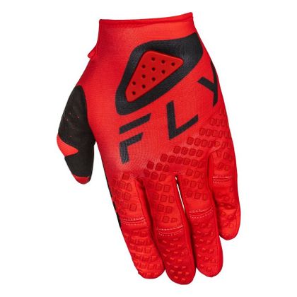 Gants cross Fly KINETIC - CENTER - ENFANT - Rouge