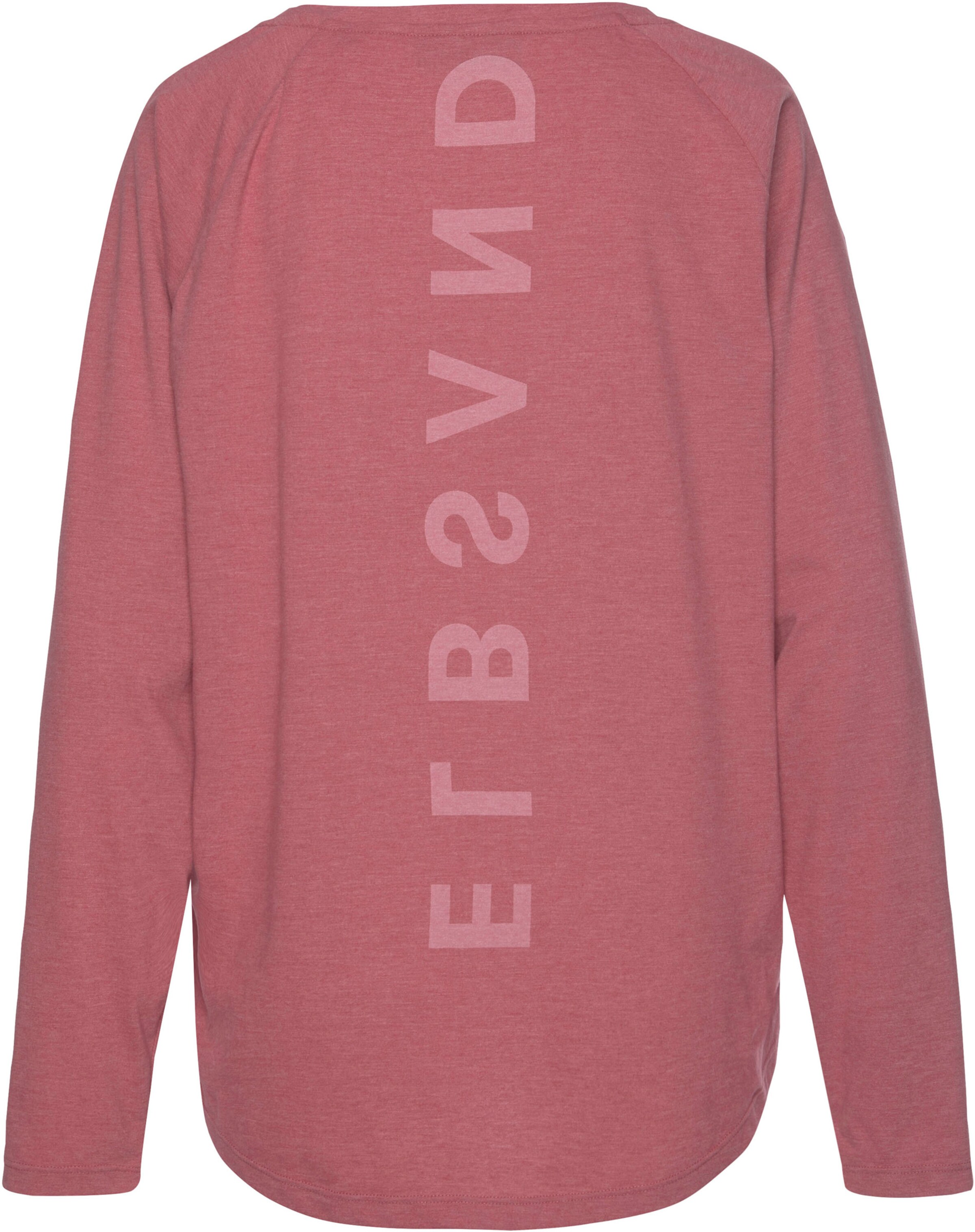 Elbsand Longsleeve in mauve meliert
