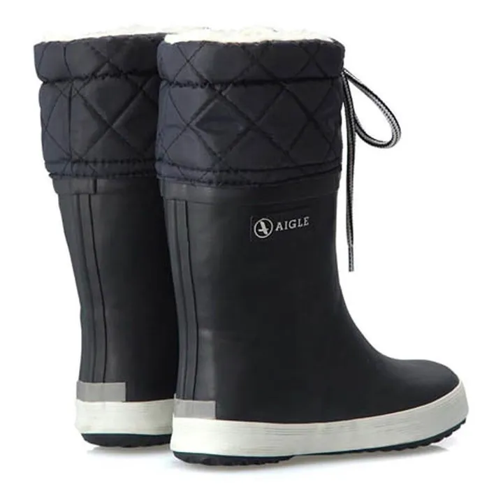 Aigle Bottes Giboulée Fourées | Bleu marine