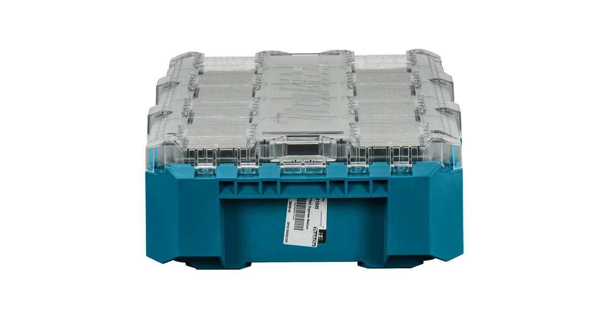 MakitaMaktrak Organizer Medium P-91045 gereedschapsbox  (Blauw/zwart)
