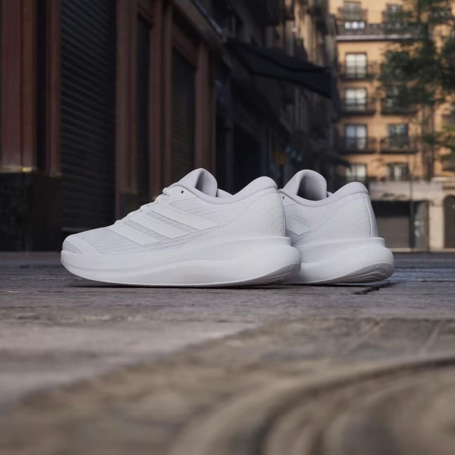 Adidas Runfalcon Sneakers Dames Wit 2 3 Mesh Synthetisch