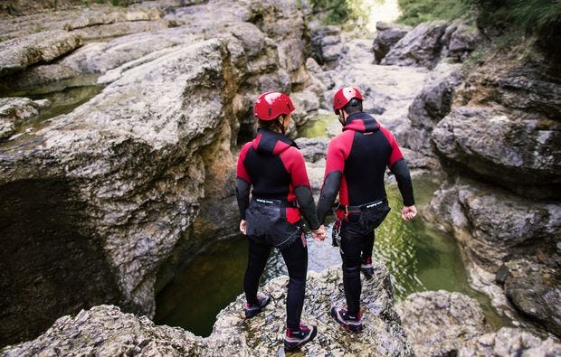 Canyoning in Schneizlreuth als Geschenk