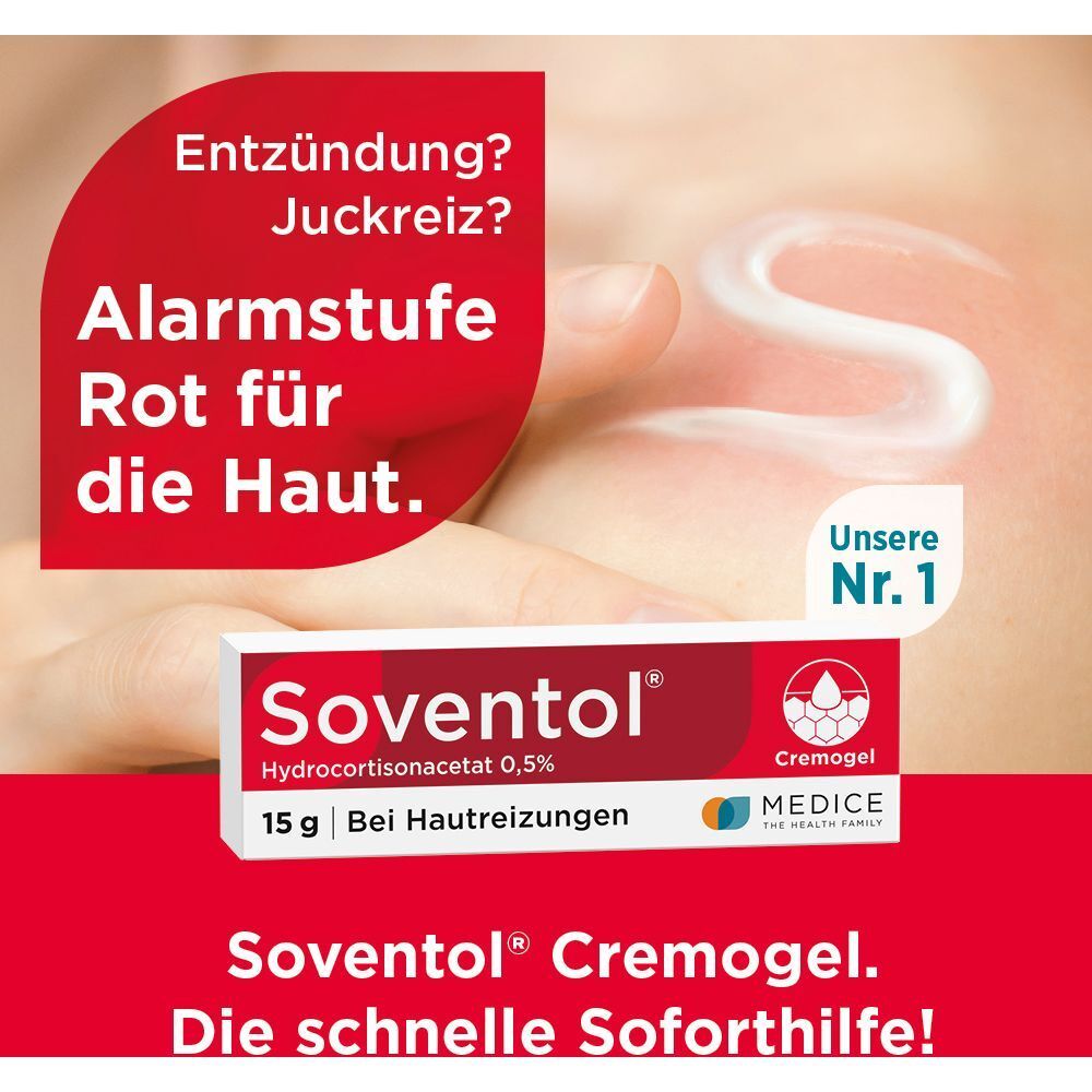 Soventol HydroCortisonACETAT 0,5% Hautentzündungen