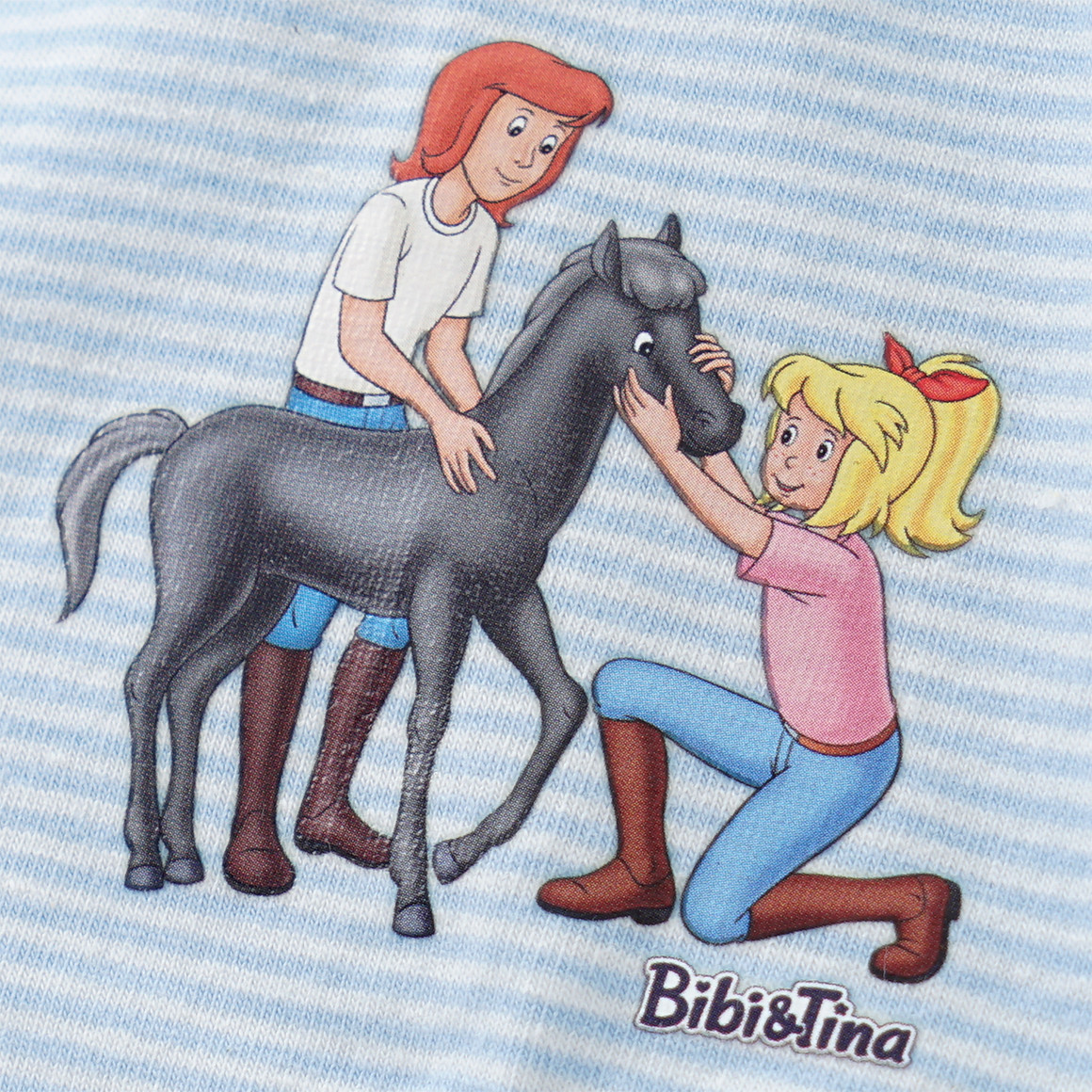 Topolino 2 Bibi & Tina Pantys mit Zierschleife dunkelrosa