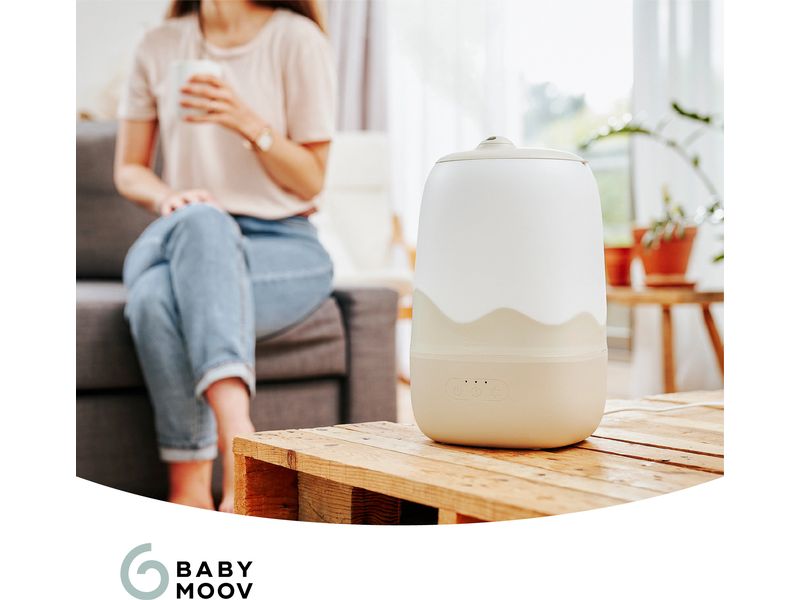Babymoov Luftbefeuchter Wave Beige Einfach zu bedienender Luftbefeuchter
