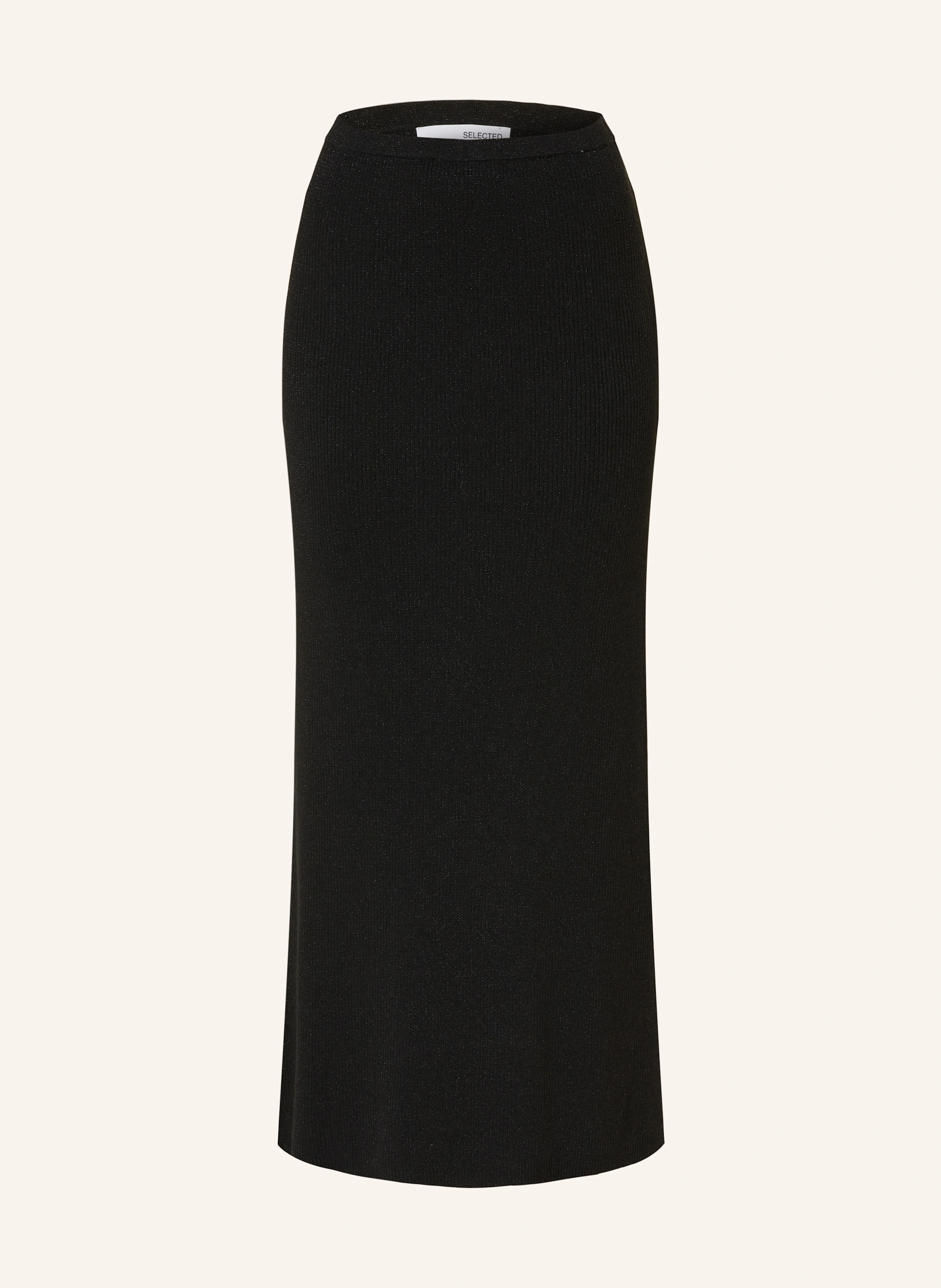 SELECTED Femme Strickrock mit Glitzergarn