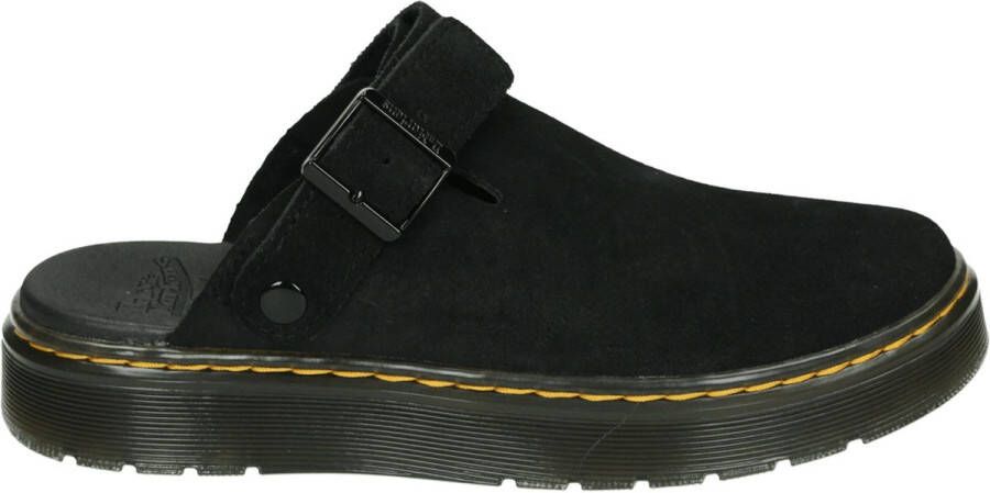 Dr martens Carlson black | muiltjes van suède Zwart Suede Muiltjes Dames
