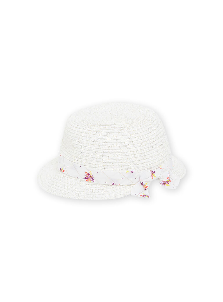 Chapeau de paille blanc