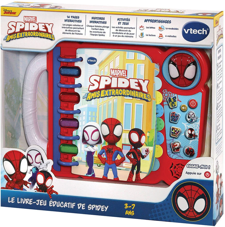 LE LIVRE-JEU ÉDUCATIF DE SPIDEY