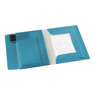 Leitz Cosy Mobile - Chemise à 3 rabats polypropylène - A4 - bleu