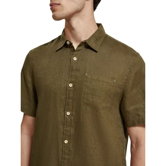 Scotch & Soda Linen Overhemd Heren