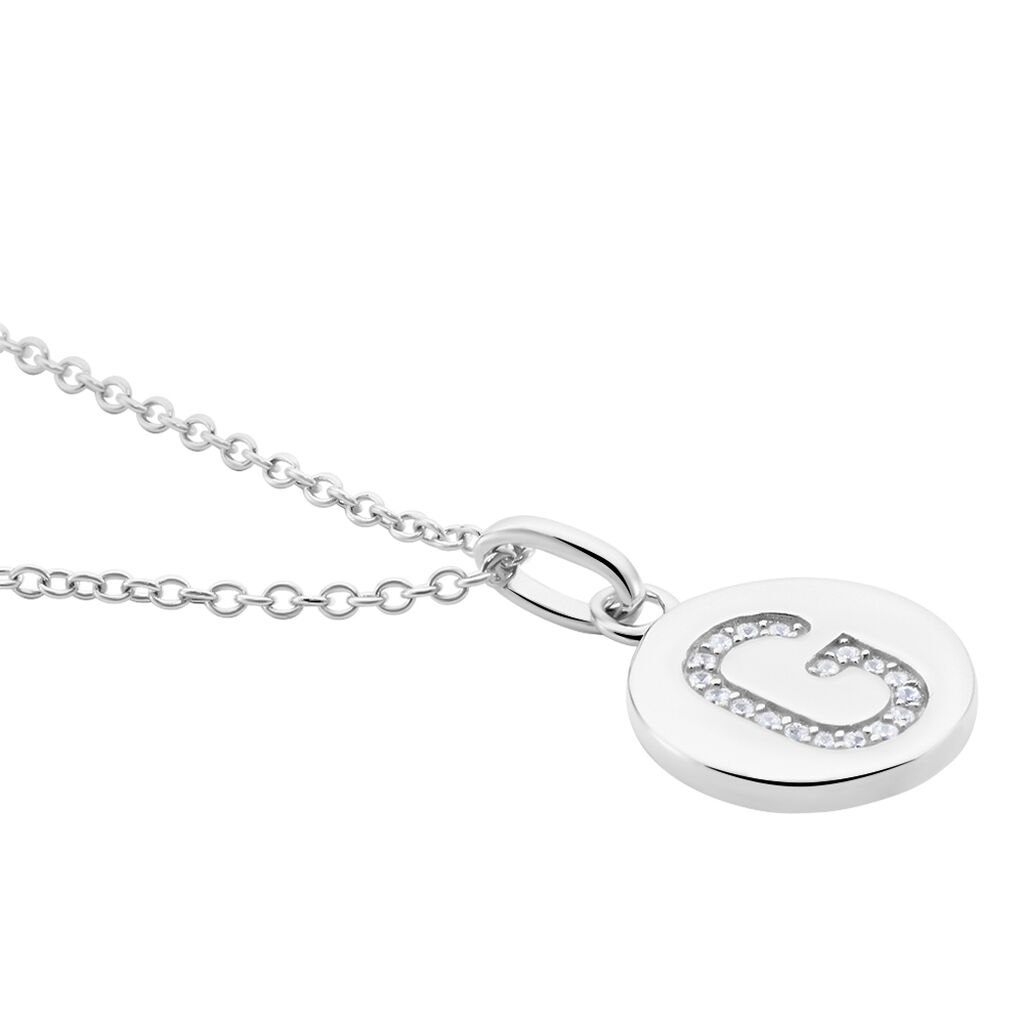 Collier Argent Eugenien Oxydes De Zirconium