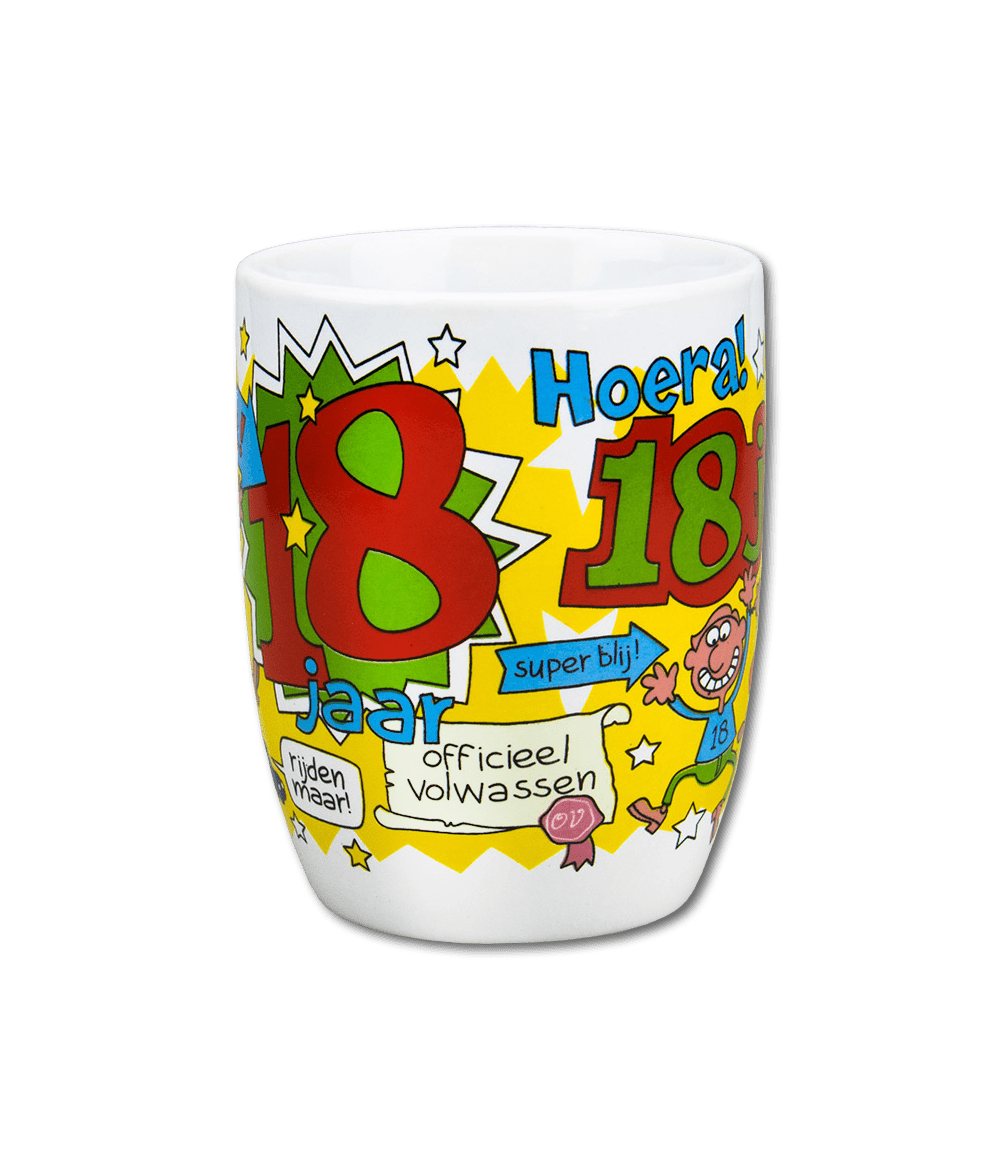 Mok 18 Jaar 12cm