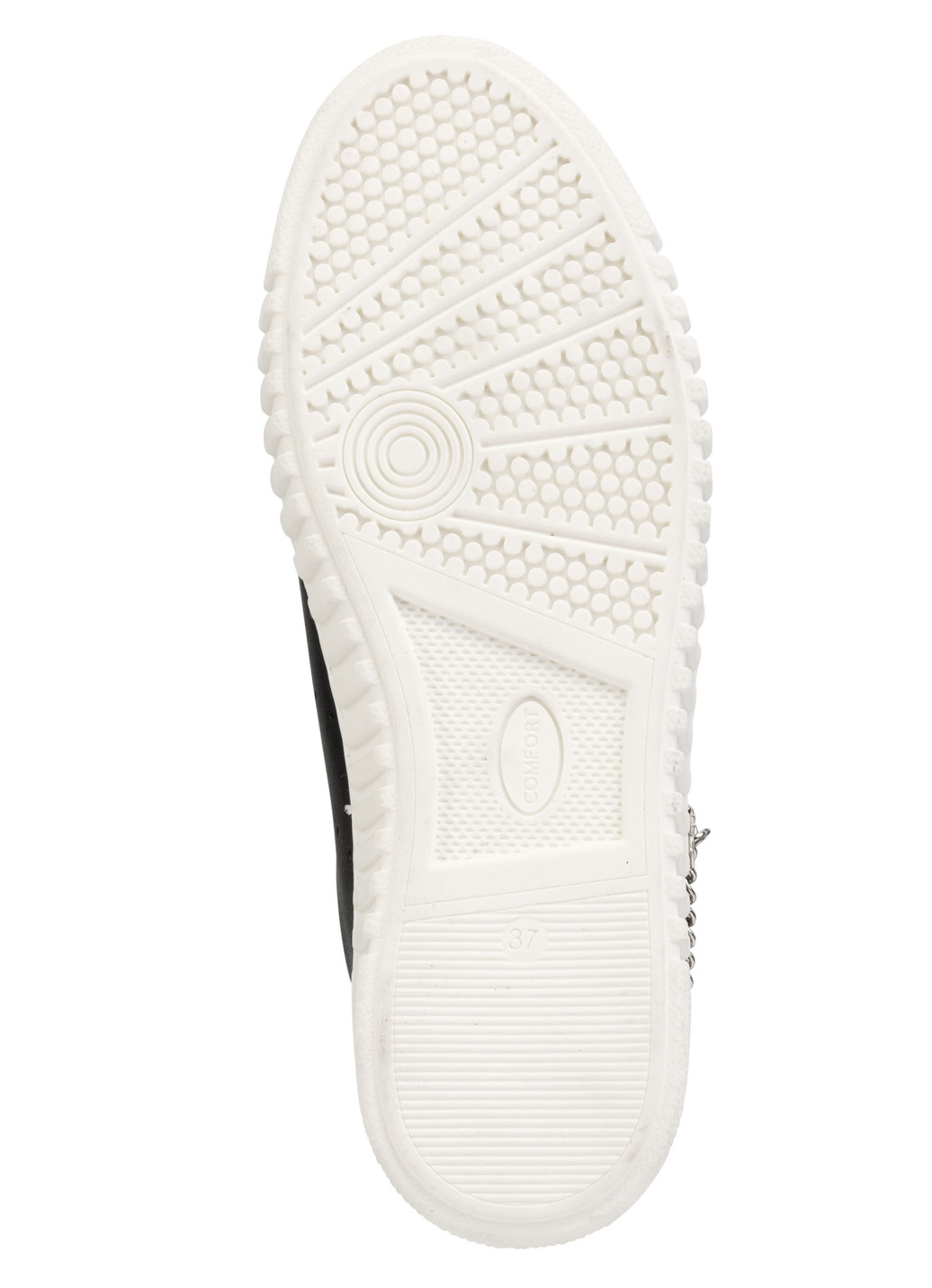 ELENA EDEN Sneaker mit trendigem Ketten-Schmuck und Zierperforation