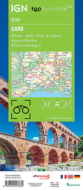 IGN - GARD D30 TOP TOURISME 100 IGN