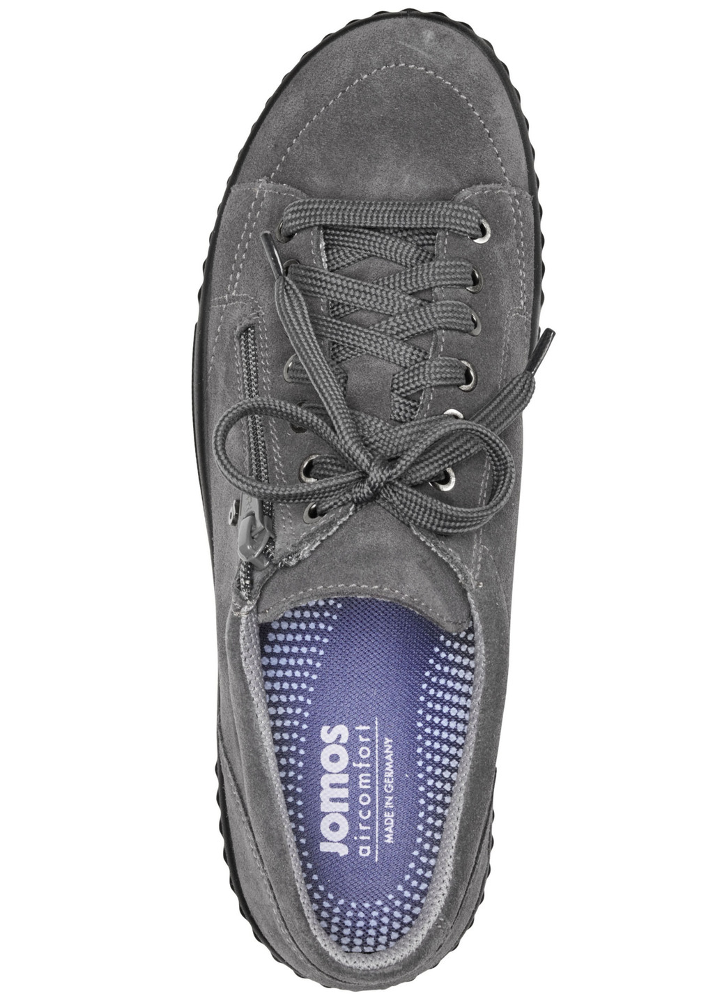 Schnürschuh aus hochwertigem Rind-Veloursleder
