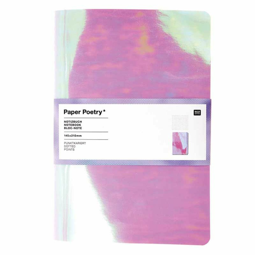 Carnet de notes chromé a5 40 pages