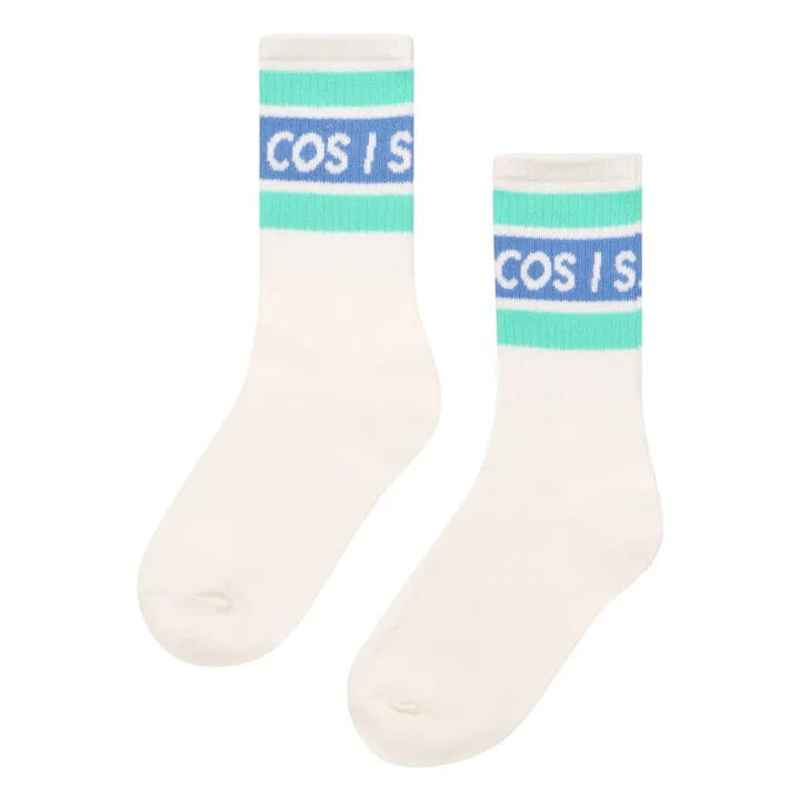 Cos I Said So Chaussettes Logo | Blanc