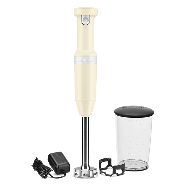 Mixeur plongeant sans fil crème 5KHBBV53EAC Kitchenaid