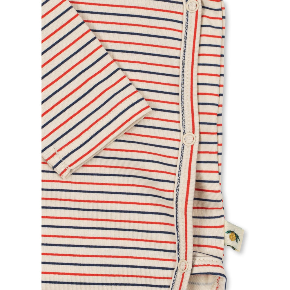 Køb Konges Sløjd Stripe Tricolore Petit Basic Ls Newborn Body Gots
