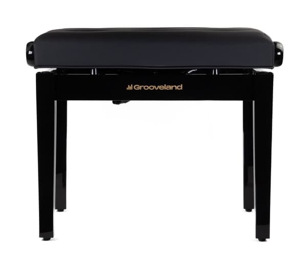 Grooveland KB400 hydraulisk pianobenk (svart høyglans)