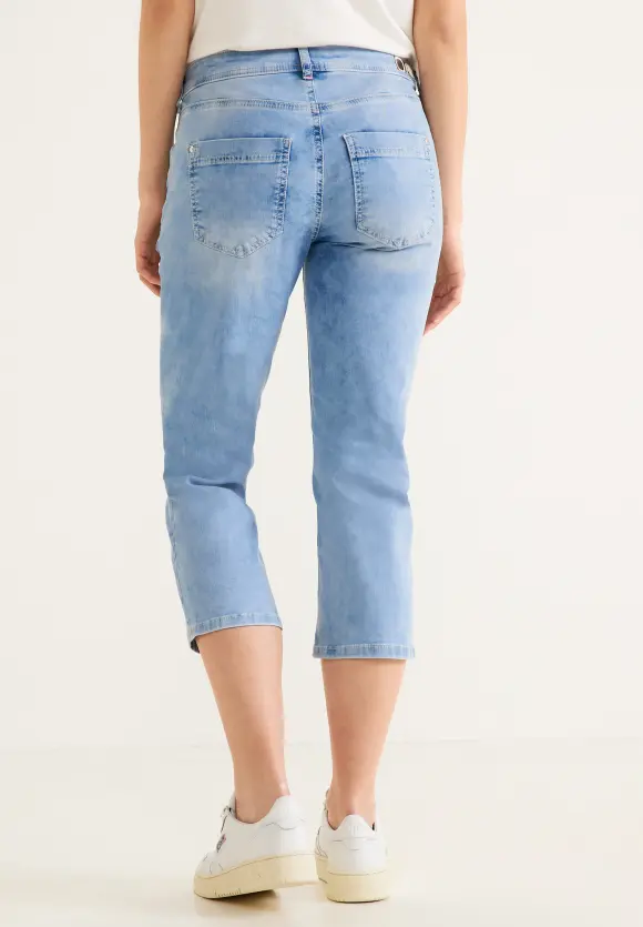Casual Fit Jeans mit Stretch - super light indigo wash