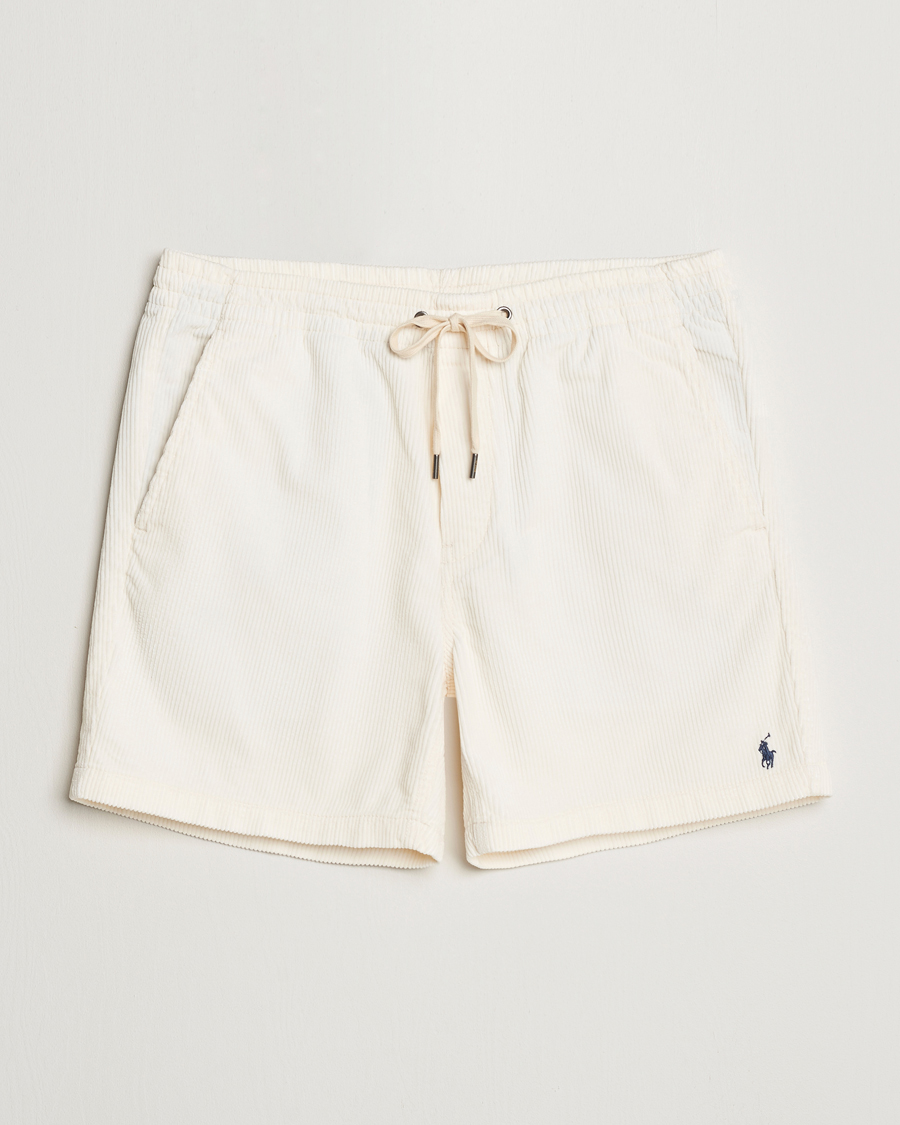 Polo Ralph Lauren Prepster Corduroy Drawstring Shorts Warm White