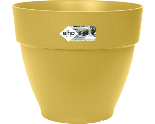 Bloembak elho Vibia Campana 30 kunststof Ø 30 cm H 25,8 cm honinggeel