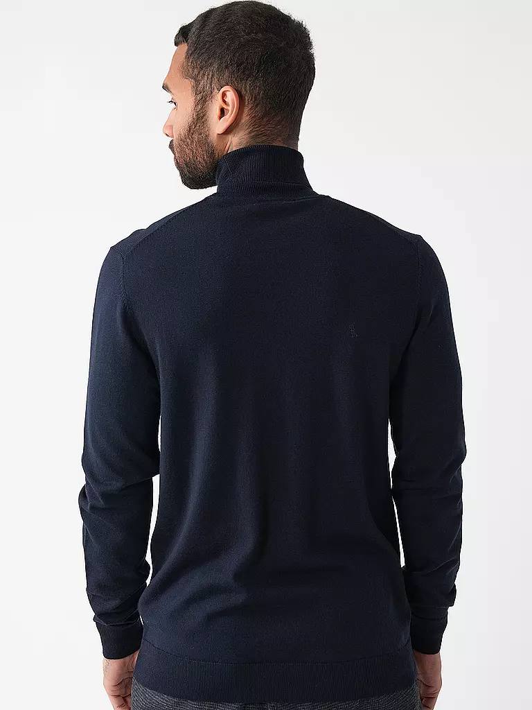 PROFUOMO Rollkragenpullover  dunkelblau
