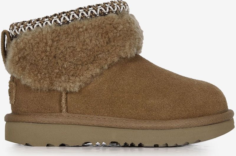 Sneakers Ugg Classic Ultra Mini Maxi Curly- Baby  Bruin  Unisex